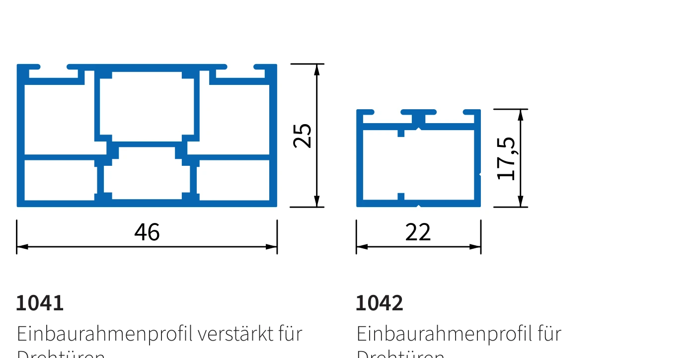 Starke Einbaurahmen für Laibungen